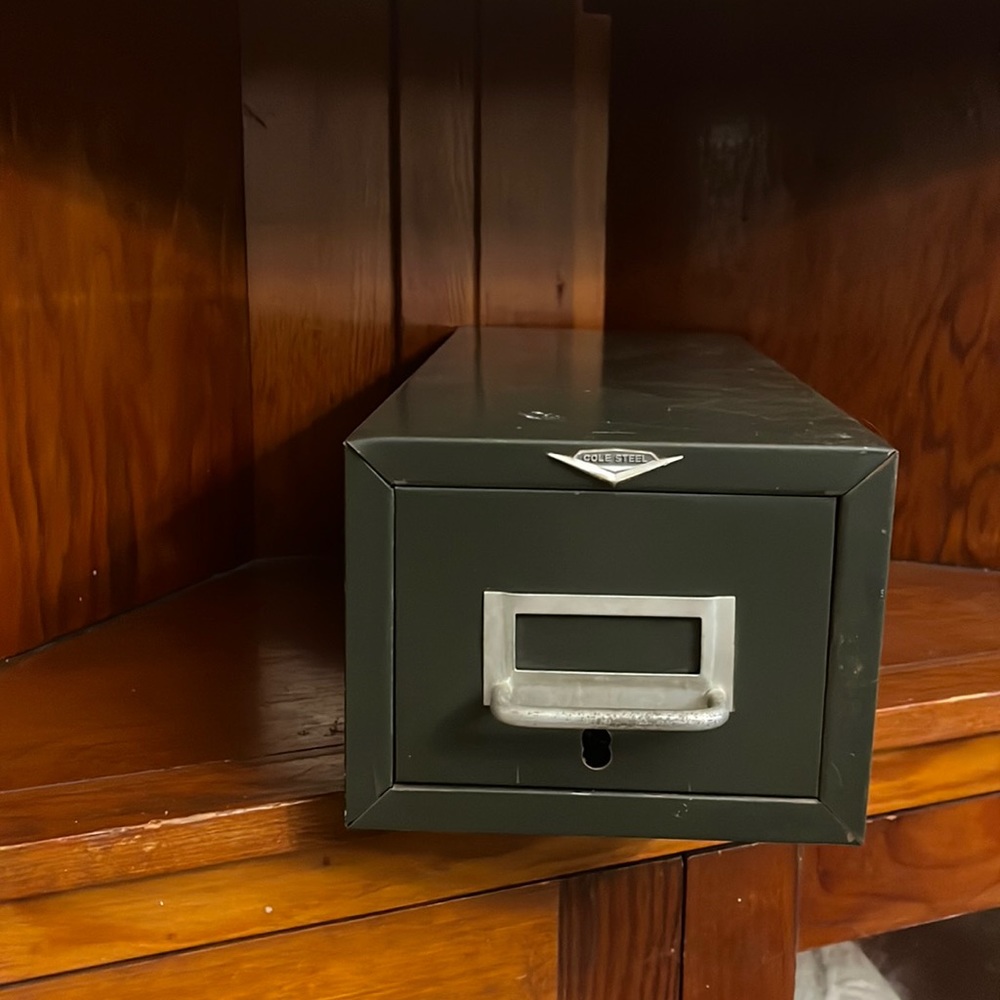 Vintage Cole Steel File Box